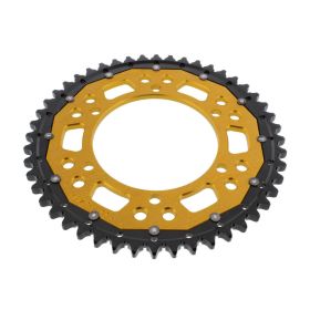 ZF Crown 48 Teeth Pitch 530 Black Gold Dual ZFD-499-48-GLD