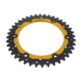 ZF Krone 40 Zähne Teilung 520 Schwarz Gold Dual ZFD-5-40-GLD