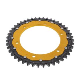 ZF Crown 45 Teeth Pitch 530 Gold Black Dual for Kawasaki