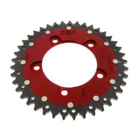 ZF Krone 41 Zähne Teilung 525 Rot Schwarz Dual für Aprilia