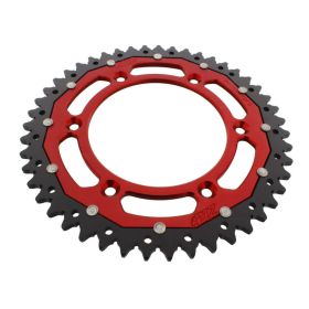 ZF Krone 47 Zähne Teilung 520 Rot Schwarz Dual ZFD-8000-47-ROT