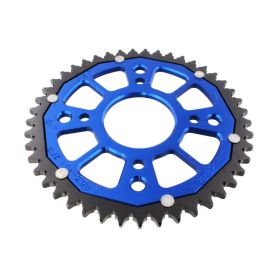ZF Krone 45 Zähne Pitch 428 Blau Schwarz Dual für Suzuki