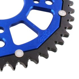 ZF Krone 45 Zähne Pitch 428 Blau Schwarz Dual für Suzuki