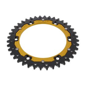 ZF Krone 40 Zähne Teilung 520 Gold Schwarz Dual ZFD-822-40-GLD