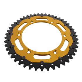 ZF Krone 48 Zähne Teilung 520 Gold Schwarz Dual ZFD-822-48-GLD