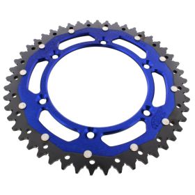 ZF Krone 49 Zähne Teilung 520 Blau Schwarz Dual ZFD-822-49-BLU