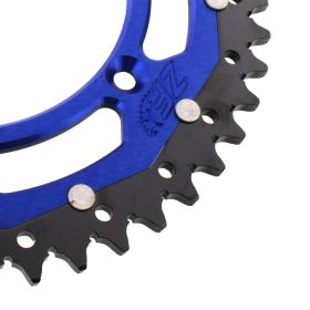 ZF Krone 49 Zähne Teilung 520 Blau Schwarz Dual ZFD-822-49-BLU