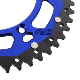 ZF Crown 50 Teeth Pitch 520 Black Blue Dual ZFD-822-50-BLU