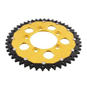 ZF 46 Zähne Gold Schwarz Dual Pitch 520 Ritzel für Suzuki
