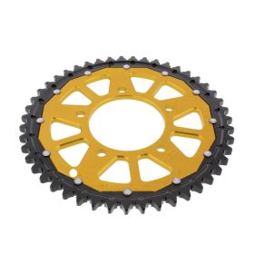 ZF Couronne 47 Dents 530 Pitch Noir Or Double pour Suzuki