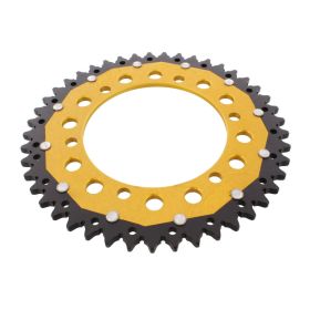 ZF 45 Zähne Gold Schwarz Dual Pitch 520 Krone für Yamaha