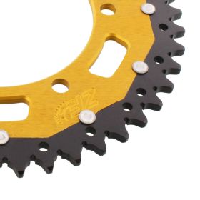 ZF 47 Teeth 520 Pitch Gold Black Dual Sprocket for Yamaha
