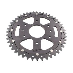 ZF Couronne 46 Dents Pas 520 Noir Double ZFD-890-46-BLK