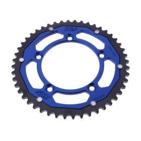 ZF Crown 48 Teeth Pitch 420 Blue Black Dual ZFD-894-48-BLU