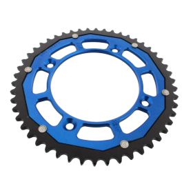 ZF Couronne 50 Dents Pas 428 Bleu Noir Double ZFD-895-50-BLU