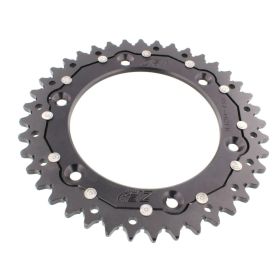 ZF 40-Zähne Schwarz 520 Pitch Dual Crown ZFD-897-40-BLK