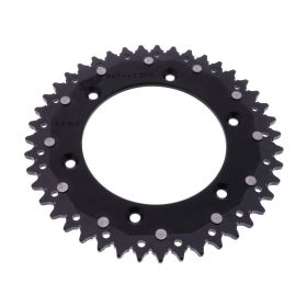 ZF ZFD-897-43-BLK DUAL 520 Z43 BLACK MOTORCYCLE REAR SPROCKET