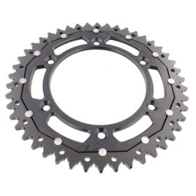 ZF Crown 46 Teeth Pitch 520 Black Dual ZFD-897-46-BLK