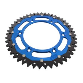 ZF Crown 47 Teeth Pitch 520 Blue Black Dual ZFD-897-47-BLU