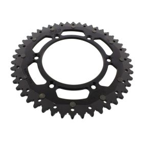 Corona ZF 48 denti passo 520 nera dual ZFD-897-48-BLK