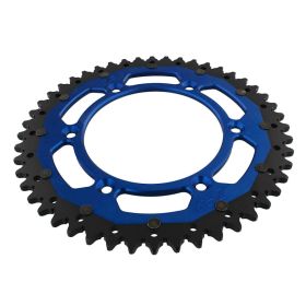 ZF Krone 48 Zähne Teilung 520 Blau Schwarz Dual ZFD-897-48-BLU