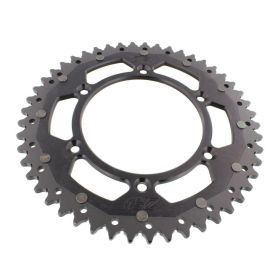Corona ZF 49 denti passo 520 nera dual ZFD-897-49-BLK