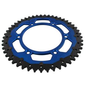 ZF Crown 49 Teeth Pitch 520 Black Blue Dual ZFD-897-49-BLU