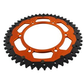 ZF Crown 49 Teeth Pitch 520 Orange Black Dual ZFD-897-49-ORG