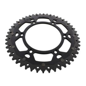 ZF 50-Zähne Schwarzes Doppelkettensrad 520 Pitch ZFD-897-50-BLK