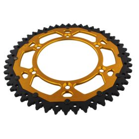 ZF Crown 50 Teeth Pitch 520 Gold Black Dual ZFD-897-50-GLD