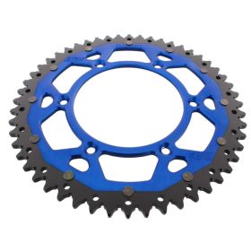 ZF Crown 52 Teeth Pitch 520 Black Blue Dual ZFD-897-52-BLU