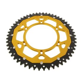 ZF Crown 54 Teeth Pitch 520 Gold Black Dual ZFD-897-54-GLD