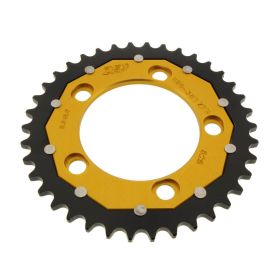 ZF Crown 38 Teeth 525 Pitch Black Gold Dual for KTM