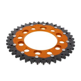 ZF Corona 40 Teeth Pitch 525 Orange Black Dual ZFD-898-40-ORG for Ktm