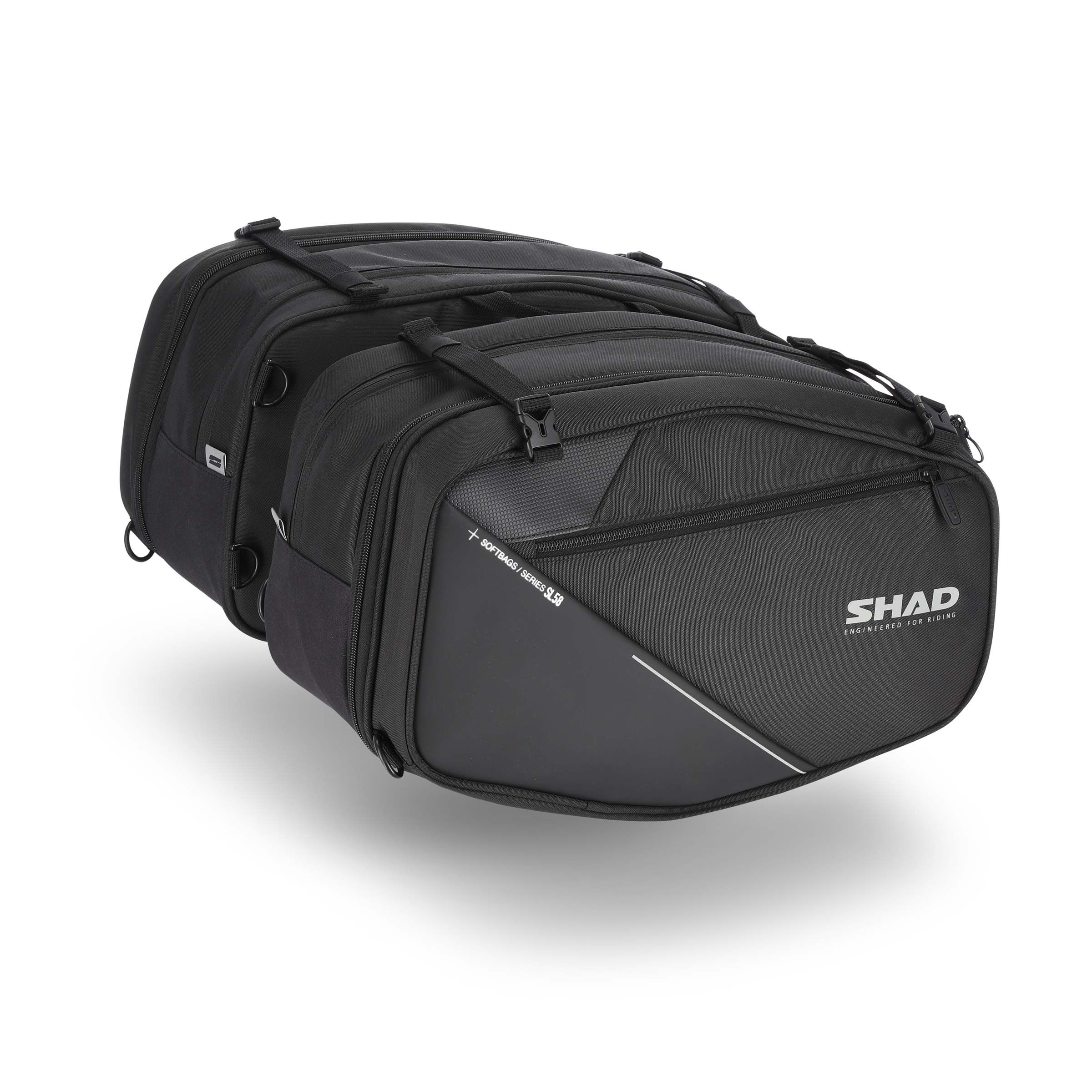 SHAD X0SL581 paire de sacoches latérales moto sl58 noir
