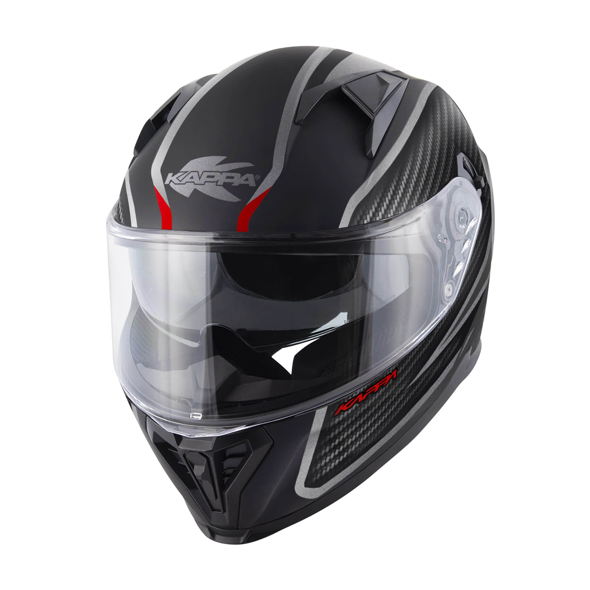 K★172 mm KAPPA HKKV52FKRBK full face helmet kv52 kronos black matte