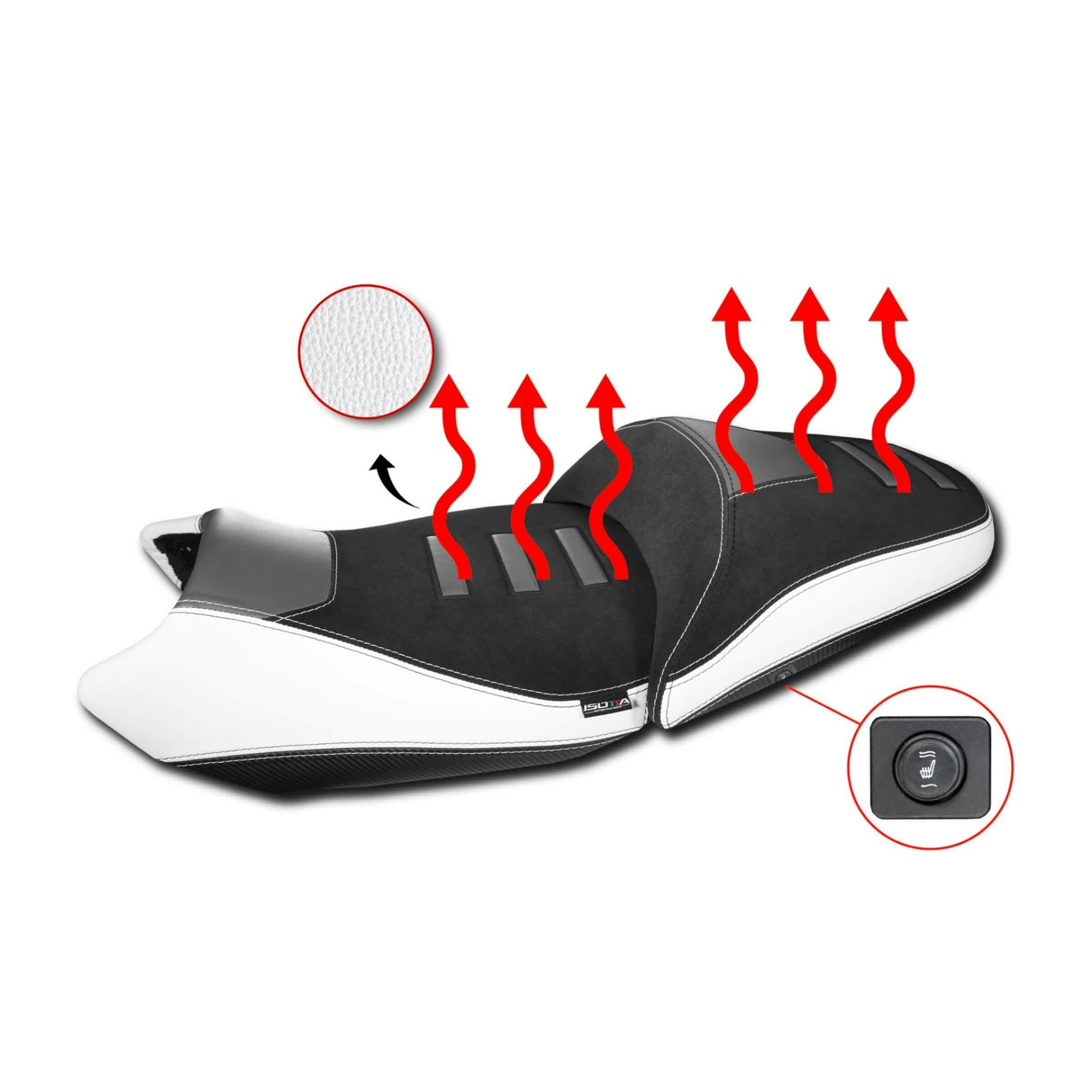 Coussin De Siège En Gel Pour Piaggio Liberty 125 (2005-2024) - Antidérapant, Respirant, Confort Longues Distances