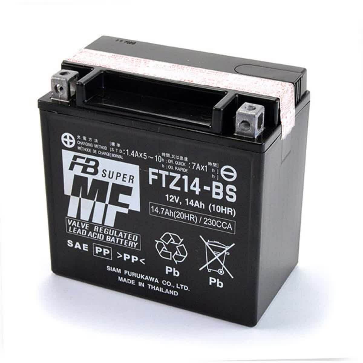 FURUKAWA FTZ14 BS sealed activated battery ftz14bs 12v-14ah