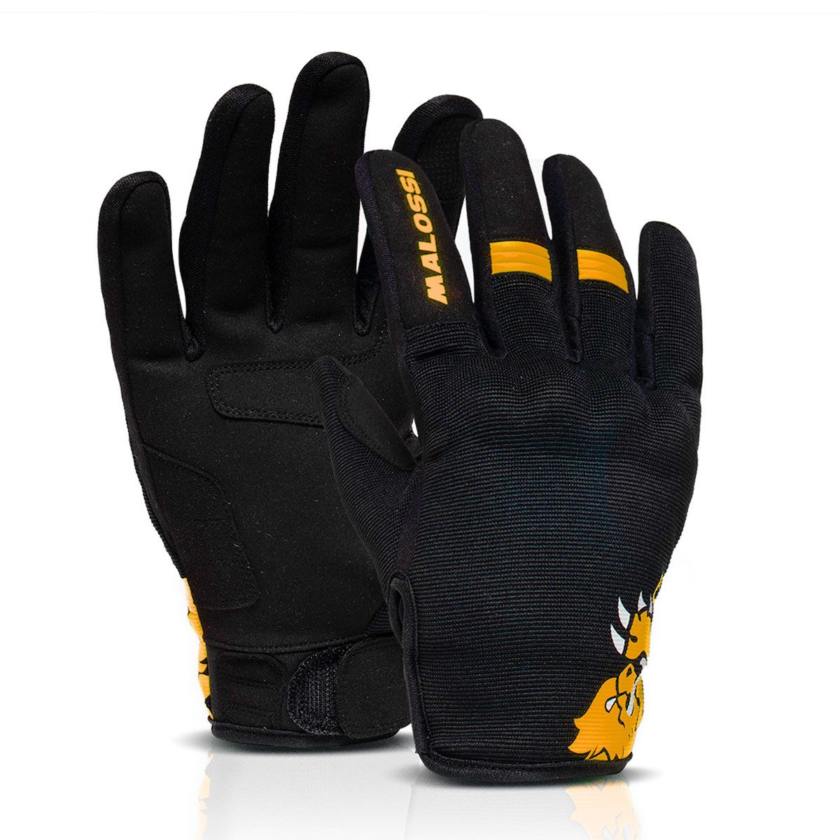 YGLONG Guanti Moto Guanti Guanti Moto Uomini Corsa Motocicletta Motocross Equitazione Finger Moto Traspirante Estate Piena Guanti da Moto (Color : MCS 01C Black, Size : M