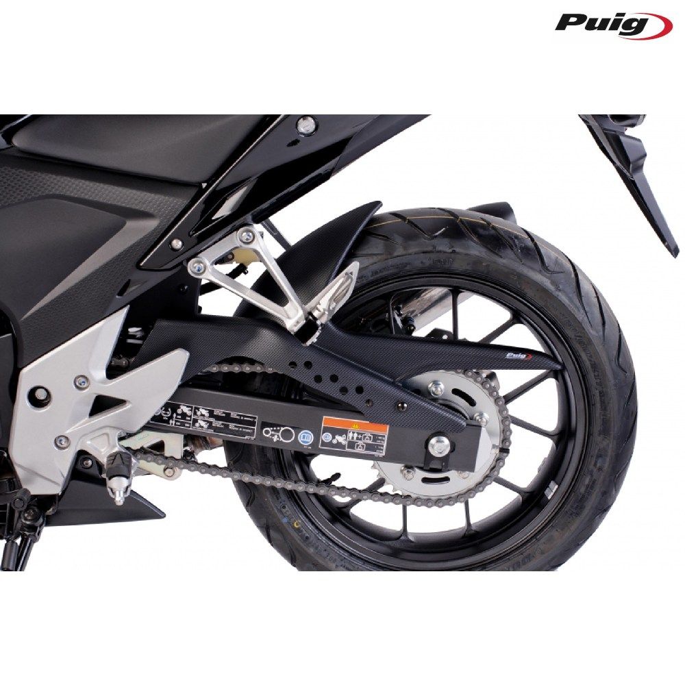 8544 Parafango posteriore Puig Racing Mod. S per Honda NC750X dal 2016 Nero Opaco