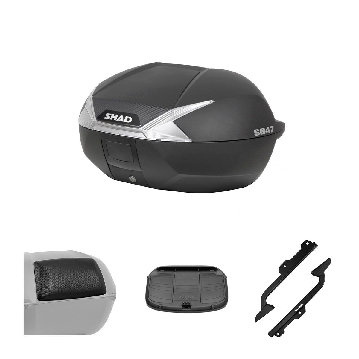 Shad Yamaha TMAX 560 Tech Max Backrest Fitting Black