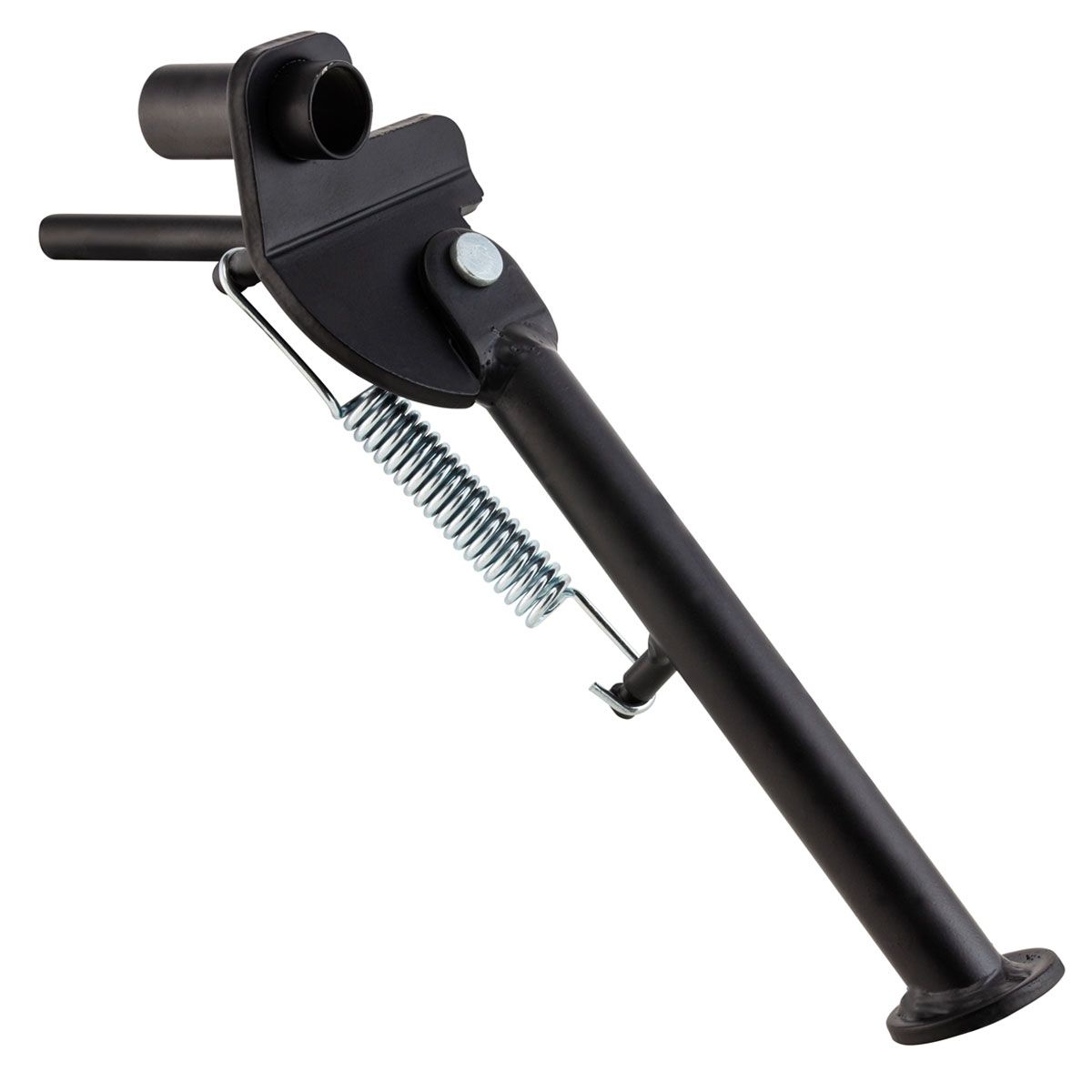 Qiilu Cavalletto Laterale Per Moto 380 Mm – In Ferro, Adatto Per CRF50/70, Con Molla E Vite, Ricambio Resistente - 4