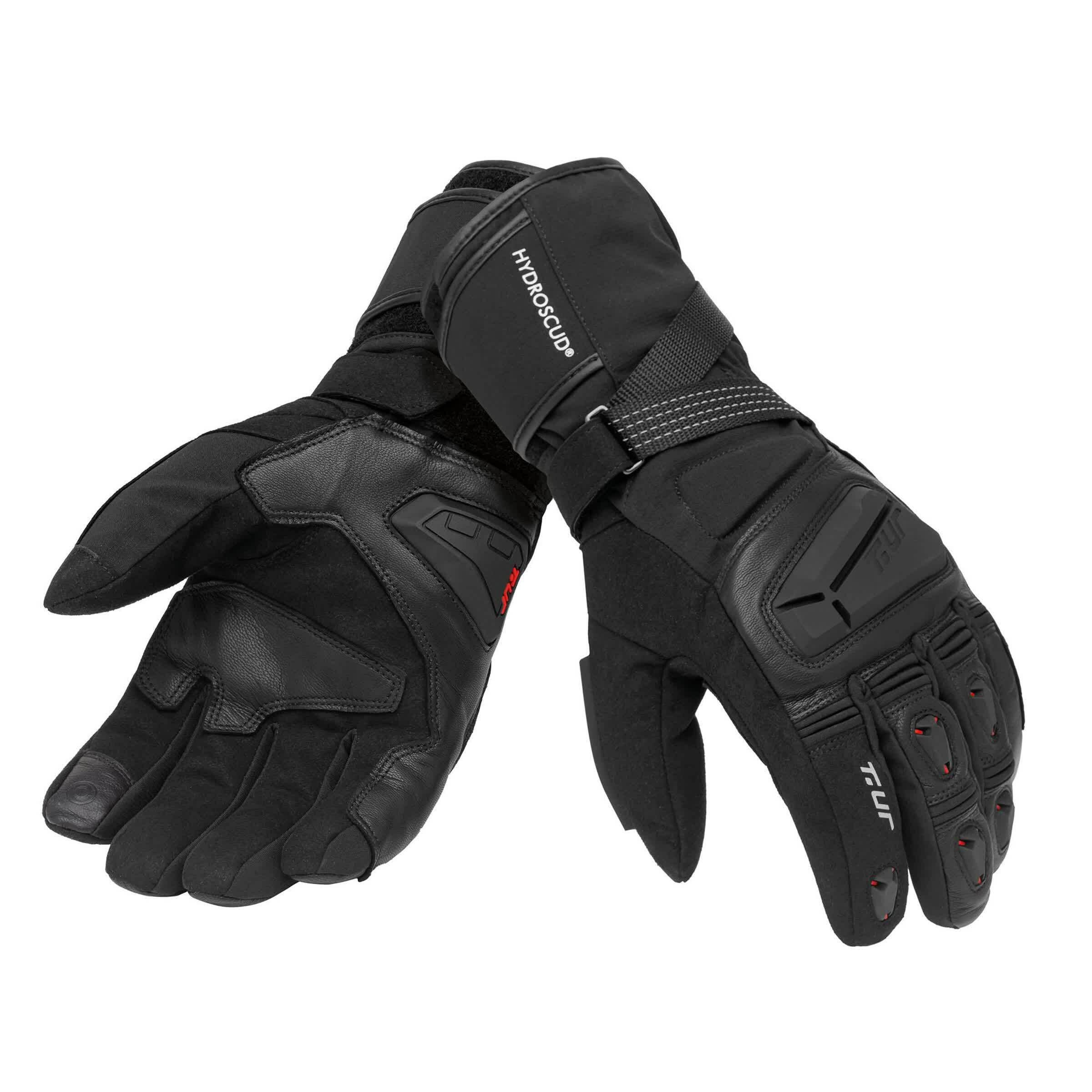 Guanti da sci con touch screen impermeabile invernale guanti con cerniera uomo e