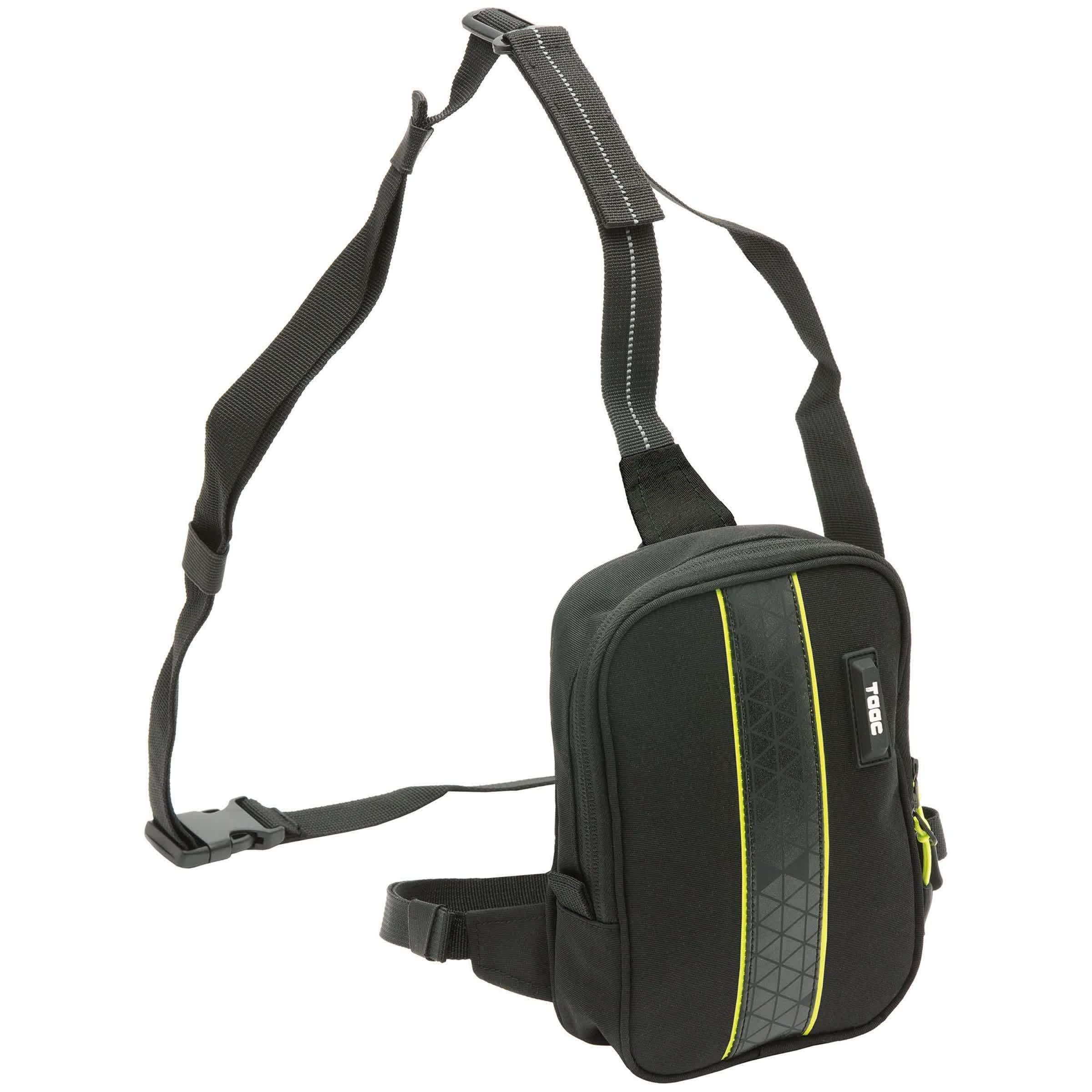 Faneam Marsupio Gamba Moto Impermeabile Borsa Gamba Moto per Uomo Donna Marsupio Sportivo Multifunzionale Borsa da Gamba Tattica con Cintura Regolabile per Ciclismo Arrampicata Trekking Pesca (Nero