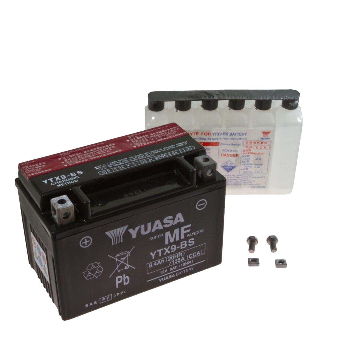 Batterie moto YUASA YTX9 - 12V – 8Ah