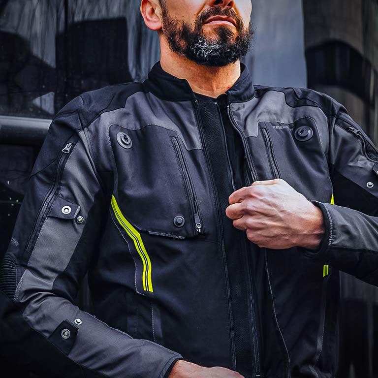 Jackets: technical solutions for touring, urban and sport riding