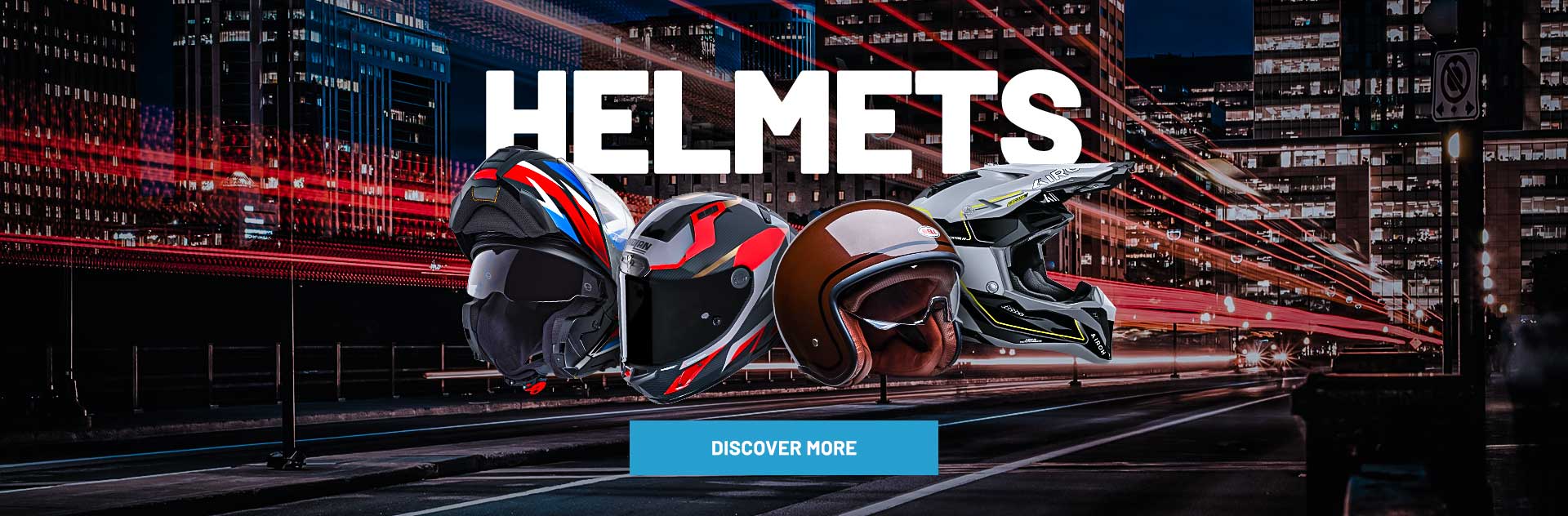 Motorcycle helmets: all types for every riding style with new collections and active promotions