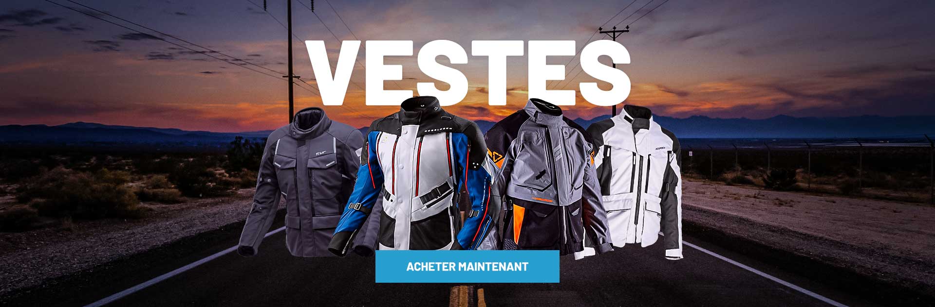 Vestes moto : modèles techniques pour confort, protection et polyvalence